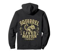 Squirrel Spirit Animal Nature Nature Squirrel Lives Matter Pullover Hoodie
