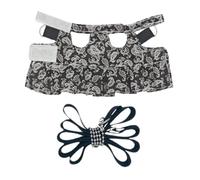 Squirrel Strap and Traction Rope Set, Ferret Traction Rope Strap - Comfortable Traction Belt for Gerbils with Floral Pattern | The Adjustable Design of the Squirrel Strap and Traction Rope Set Ensures