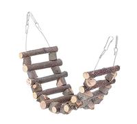 Squirrel Toys, Hamster Toys Wooden Pet Ladder Soft Bendable Bridge Climbing Play Accessory for Small Animals Squirrel Parrot and Other Tiny Pets (50cm)