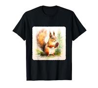 Squirrel With A Pinecone. Squirrel Holding A Pinecone T-Shirt