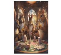 Squirrel Wooden Jigsaw Puzzles for Adults 1000 Pieces Jigsaw Puzzle For Kids Age 12 Educational Game Toys （78×53cm）