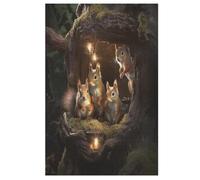 Squirrel Wooden Jigsaw Puzzles for Adults Hard Poster Puzzle 1000 Piece Precise Interlocking Educational Game Toys 78×53cm