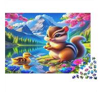 Squirrel1000 Pieces Jigsaw Puzzles for Adults And Kids Educational Games LandscapeFun And Challenging Home Decors Great Gift Idea70x50cm/1000pcs