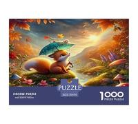 Squirrel1000Piece JigsawPuzzlesAnimal Squirrel ForAdult Colourful LargePiecePuzzles Age12+byth Challenging The Impossible Difficult Game Brainteasing Adults Jigsaw Puzzle 70x50cm/1000pcs