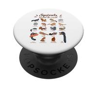 Squirrels around the World - Squirrel PopSockets Adhesive PopGrip