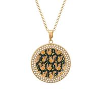 Squirrels Eat Corn Personalized Picture Necklace Photo Pendant Custom Memorial Jewelry for Women