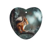 Squirrels in The Tree Car Air Freshener Aromatherapy Tablets Hanging Scented Cards for Rooms Bathrooms Wardrobe Love form