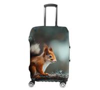 Squirrels in The Tree Suitcase Cover Elastic Luggage Protector Fit 19 to 32 Inch Stylish Baggage Covers Travel Accessories