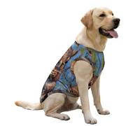 Squirrels in The Tree Vintage Dog Clothes Sleeveless Pet Vest Cute Costume Coat Tee Jacket for Large Dogs