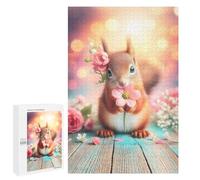 Squirrels Jigsaw Puzzles for Adults 1000, Puzzles for Adults, Challenging Puzzles, Puzzle Game for The Whole for Women, Gifts for Men (75x50cm).