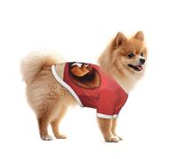 Squirrels Under The Red City Wall Cute Dog and Cat T-Shirt - Soft and Breathable Pet Apparel for Small to Large Dogs and Cats
