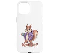 Squirrely Coffee Funny Squirrel Lovers Case for iPhone 15