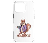 Squirrely Coffee Funny Squirrel Lovers Case for iPhone 16 Pro