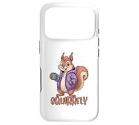 Squirrely Coffee Funny Squirrel Lovers Case for iPhone 17 Pro