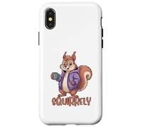 Squirrely Coffee Funny Squirrel Lovers Case for iPhone X/XS