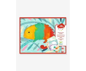 Squirt and Spread Painting by DJECO light green