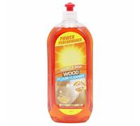 Squirt & Mop Wood Floor Cleaner, High Performance, Refreshing Orange Scent, Easy To Use, Multi-Surface Suitability, Removes Grease, Grime, And Dirt, 1L