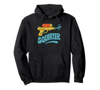 Squirter Yellow Blue Orange Retro Water Squirt Gun Pullover Hoodie