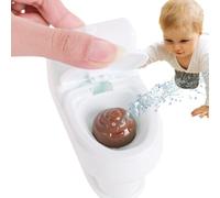 Squirting Toilet Toy - Water Sprayer Trick Toy Cute Surprising Realistic | A Stress Relieving Gadget, Unique Toy, Funny Tricks, Squirt Fun, Water Spraying Toilet for School