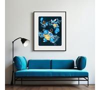 Squirtle #007, Wartortle #008, Blastoise #009 Gen 1 Starter Pokémon Kanto Abstract Art Print. Fan Art for Living Room, Home Decor(A3/A4) (14) (A4 Cardstock Glossy)