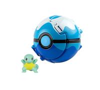 (Squirtle + Dive Ball) Pokemon Ball Throw N Pop Clip N Carry Poke Ball Pikachu Squirtle Charmander