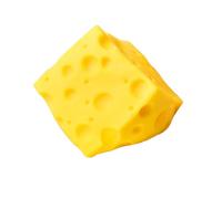 Squis-hy Cheese Sugar Cube Sensory Toy,Cheese Sq-uishy, Big Brain Cheeses Stress Ball Realistic Design,Slow-Rebound Shapeable Squeeze Ball, Soft Squishys Stress Relief & Rebounding Sensory Fidget Toy