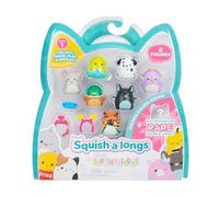 Squish-a-longs 8 Pack, Series 1 Style 1 - 1 Inch Mini Squish