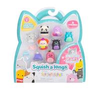 Jazwares Squish-a-longs 8 Pack Series 1 Style 2 - 1 Inch Mini Squish