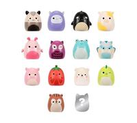 Squish-a-longs by Original Squishmallows 14 Pack - 1-Inch Mini-Squish with 4 Accessories, 1 Ring, and a Collector’s Guide - Collect, Trade, & Play