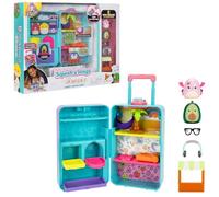 Jazwares Playset Squish-a-longs On-The-Go Luggage - 2×1" Mini-Squish, 3 Levels, Ages 6+