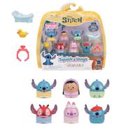 Squish-a-longs Disney Stitch Mini-Squish + Accessory 6-Pack (Spa Day)