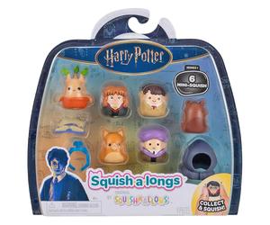 Squish A Longs Harry Potter 6 Pack Mini Plush Figures Toy Gift