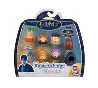 Squish-a-longs “Harry Potter” Mini-Squish + Accessory 6-Pack - 6 “Harry Potter” Mini-Squish-Hermione Granger, Chocolate Frog, Mandrake, accessories and more