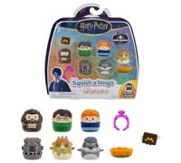 Squish-a-longs “Harry Potter” Mini-Squish + Accessory 6-Pack - Hagrid’s Creatures, Norbert, Fluffy, Buckbeak with accessories and more