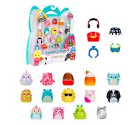 Squish-a-longs Mini-Squish 14-Pack (Wave 3, Style 1) - Pink Cow, Green Caterpillar, Rainbow Chameleon