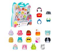 Squish-a-longs Mini-Squish 14-Pack (Wave 3, Style 1) - Pink Cow, Green Caterpillar, Rainbow Chameleon