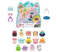 Squish-a-longs Mini-Squish 14-Pack (Wave 5, Style 2) includes Melrose the Blue Cassowary, Trenton the Green Praying Mantis, Andres the Brown Sheltie