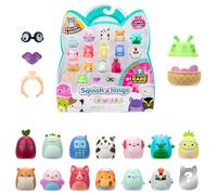 Squish-a-longs Mini-Squish 14-Pack (Wave 6, Style 1) includes Mini-Squish styles like Barika the Pink Bearded Dragon, Basmina the Beluga Whale, Gilly the Red Corgi