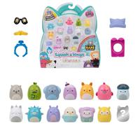 Squish-a-longs Mini-Squish 14-Pack (Wave 7, Style 2) | Cookie the Pink Flamingo, Madge the Grey Mushroom, Brett the Weimaraner Dog, and a mystery Mini-Squish!