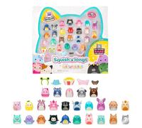 Squish-a-longs Mini-Squish 25-Pack (Wave 5, Style 1) - (25) 1" Mini-Squish, 5 Accessories, 1 Ring, * Collectors Guide - Collect Trade & Play
