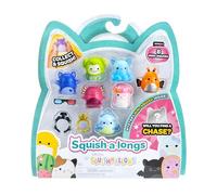 Squish-a-longs Mini-Squish 8-Pack (Wave 4, Style 3) Includes Jackie the Purple Tulip, Livo the Pink Gummy Bear, Pell the Grey Goat
