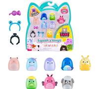 Squish-a-longs Mini-Squish 8-Pack (Wave 5, Style 1) Includes Alvarez the Tie-Dye Alien, Clayton the Clow, Josephina the Tadpole