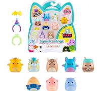 Squish-a-longs Mini-Squish 8-Pack (Wave 5, Style 4) Includes Hautely the To-Go Coffee Cup, Boyle the Fruit Bat, Mister the Dragon