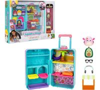 Jazwares Playset Squish-a-longs On-The-Go Luggage - 2×1" Mini-Squish, 3 Levels, Ages 6+