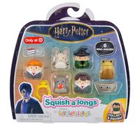 Squish-a-Longs SQAL0502 Harry Potter 6 Pack Wave 2, Style 3 - Includes 6 x 2.5 cm Mini Squish with 2 x Accessories, 1 x Ring and 1 x Collector's Guide - Collect, Swap, Play