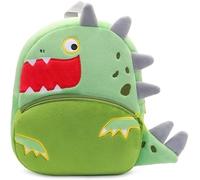 Squish Buddies Cartoon Animal Backpack, Cute Toddler Rucksack, School Bags for Kids, Back to School for Kindergarden and Nursery. (Dinosaur)