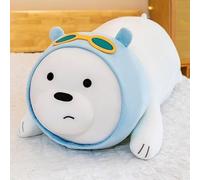 Squish Buddies - Cute Plushies, Soft Teddy, Weighted Plush Toy, Stuffed Animal, Teddy Bear for Kids, Girls, Gifts - Kawaii Plushie, (Polar Bear)
