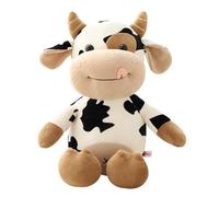 Squish Buddies - Cute Plushies, Soft Teddy, Weighted Plush Toy, Stuffed Animal, Teddy Bear for Kids, Girls, Gifts - Kawaii Plushie, (Cow)
