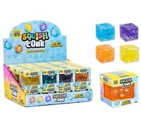 Squish Cube Squishy Toy, Nice 'n' Squeezy, Collectible, Assorted Colours, Stress Relief Fidget Cube squishy one sent at random
