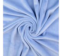Squish Cuddle Fleece Velour Fabric Material Dusty Blue 1MTR